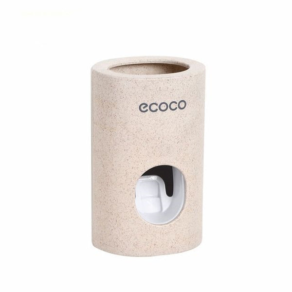 Automatic Toothpaste Dispenser Dust-proof Toothbrush Holder Toothpaste Squeezers Tooth Wall Mount Stand Bathroom Accessories Set