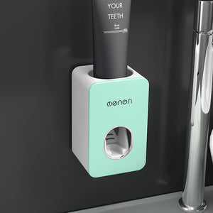 Automatic Toothpaste Dispenser Dust-proof Toothbrush Holder Toothpaste Squeezers Tooth Wall Mount Stand Bathroom Accessories Set