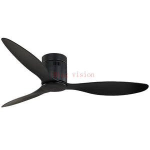 American Industrial Vintage Ceiling Fan without Lights with Remote Control Ventilador De Techo 220V Bedroom 52Inch Ceiling Fan