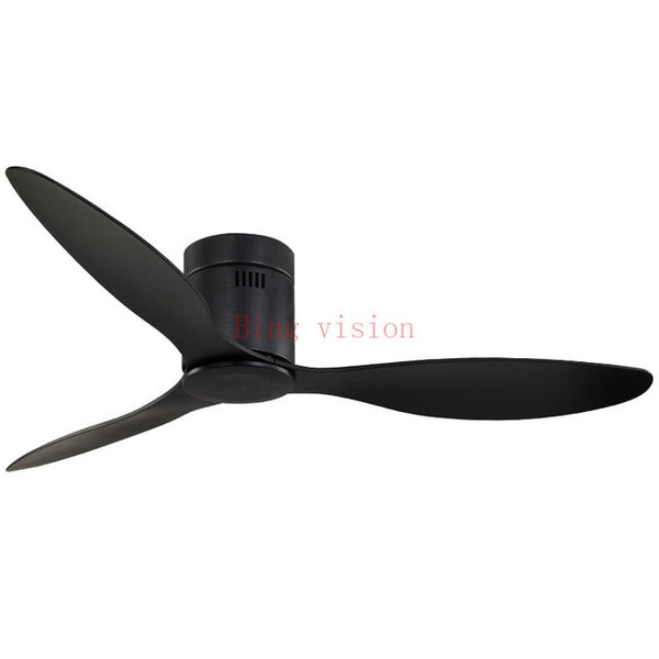 American Industrial Vintage Ceiling Fan without Lights with Remote Control Ventilador De Techo 220V Bedroom 52Inch Ceiling Fan