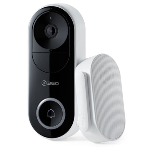 360 D819 1080P Smart Video Doorbell AI Face Recognition IR WiFi Video Intercom Cloud Recording Alarm Wireless Security Camera