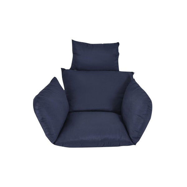 Hanging Hammock Chair Swinging Garden Outdoor Soft Seat Cushion Seat 220KG Dormitory Bedroom Hanging Chair Back with Pillow
