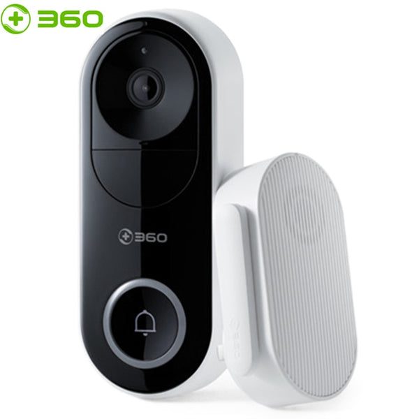360 D819 1080P Smart Video Doorbell AI Face Recognition IR WiFi Video Intercom Cloud Recording Alarm Wireless Security Camera